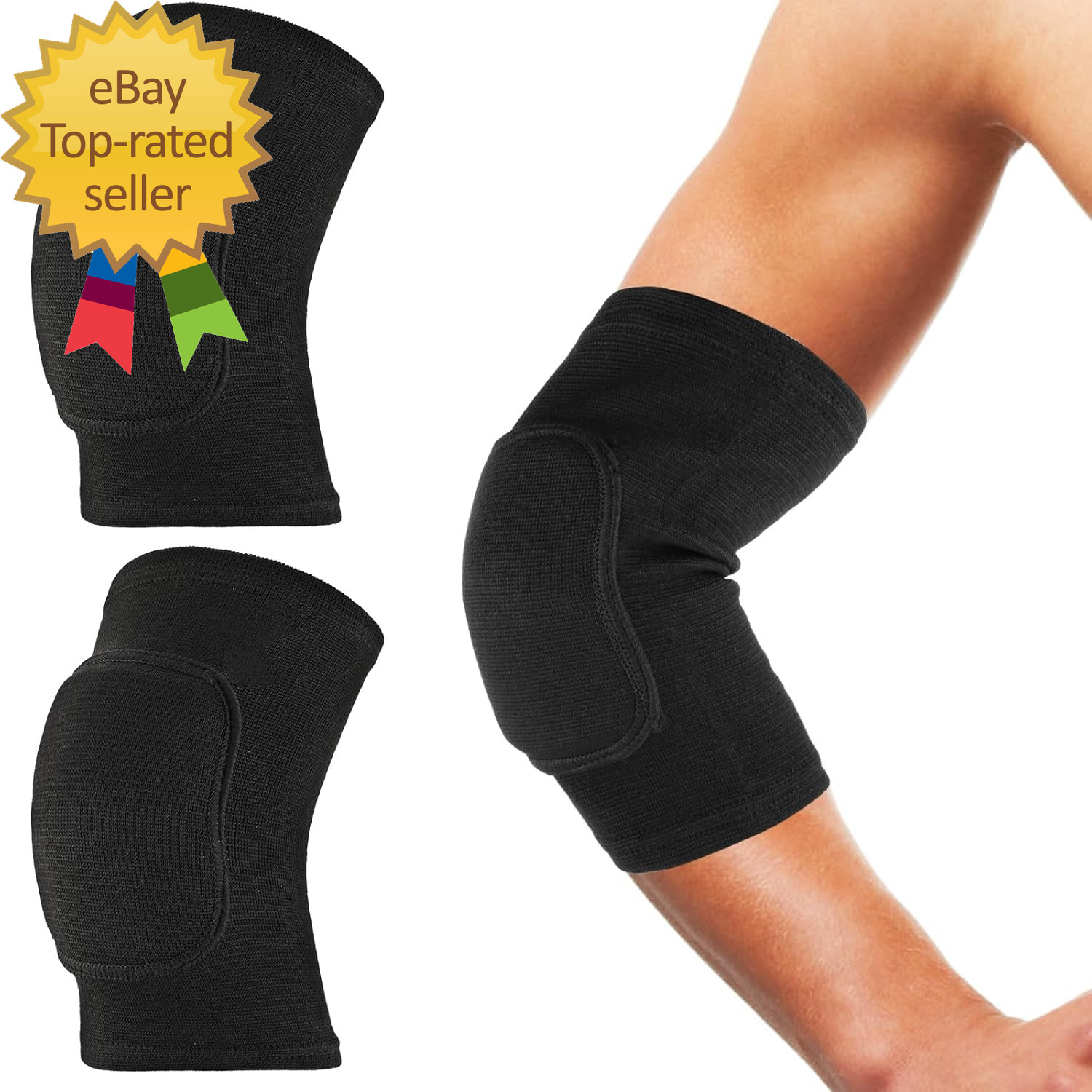 Compression Elbow Pads Arm Brace Support Fitness Arm Knee Protector Volleyball