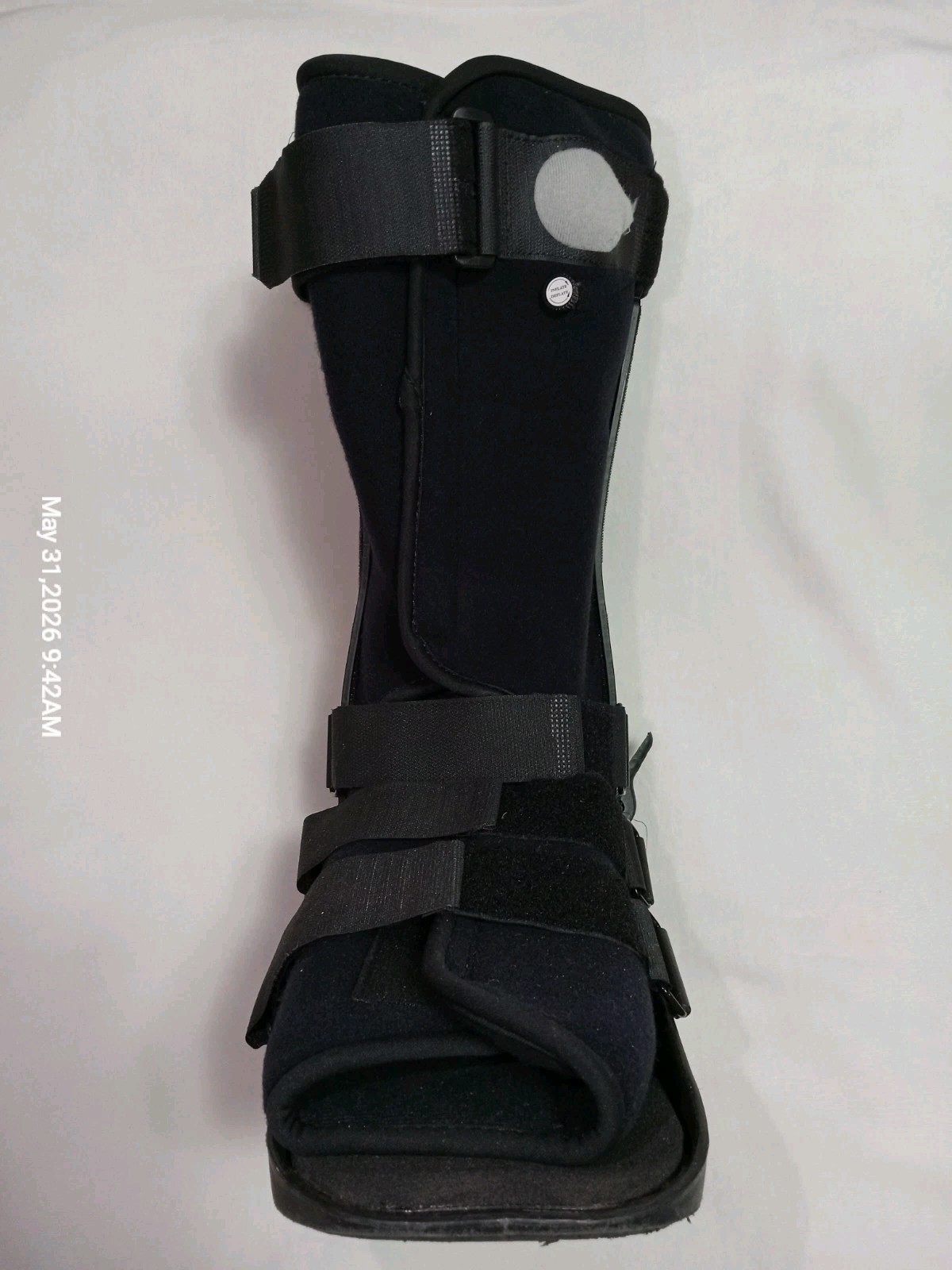 Donjoy Maxtrax II Orthopedic Tall 17″ Walking Boot Size: LARGE – Black