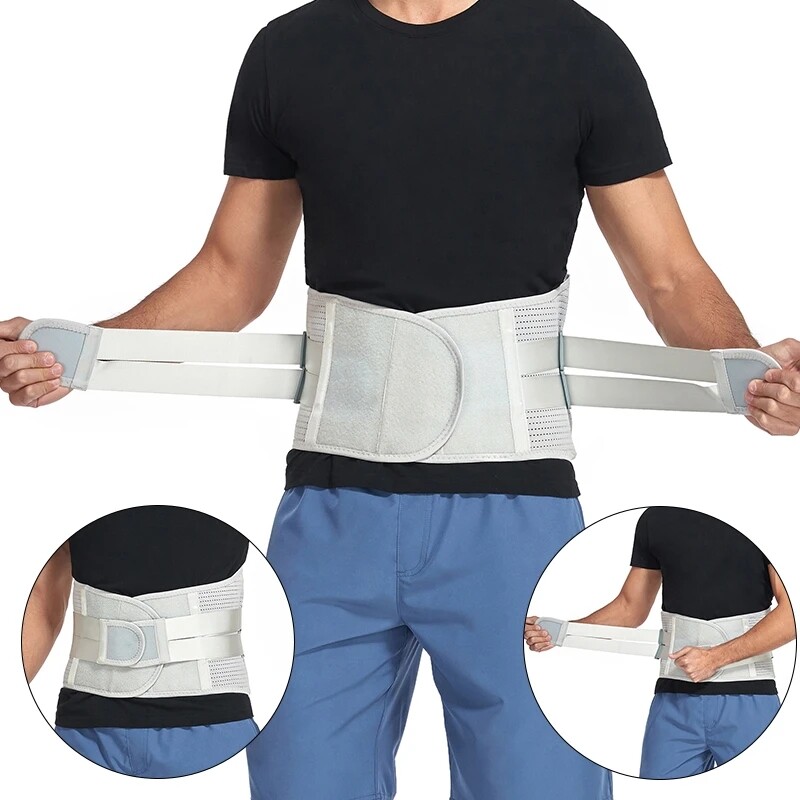 Medical Lumbar Support Belt For Lower Back Pain Relif Spine Brace Men Women US
