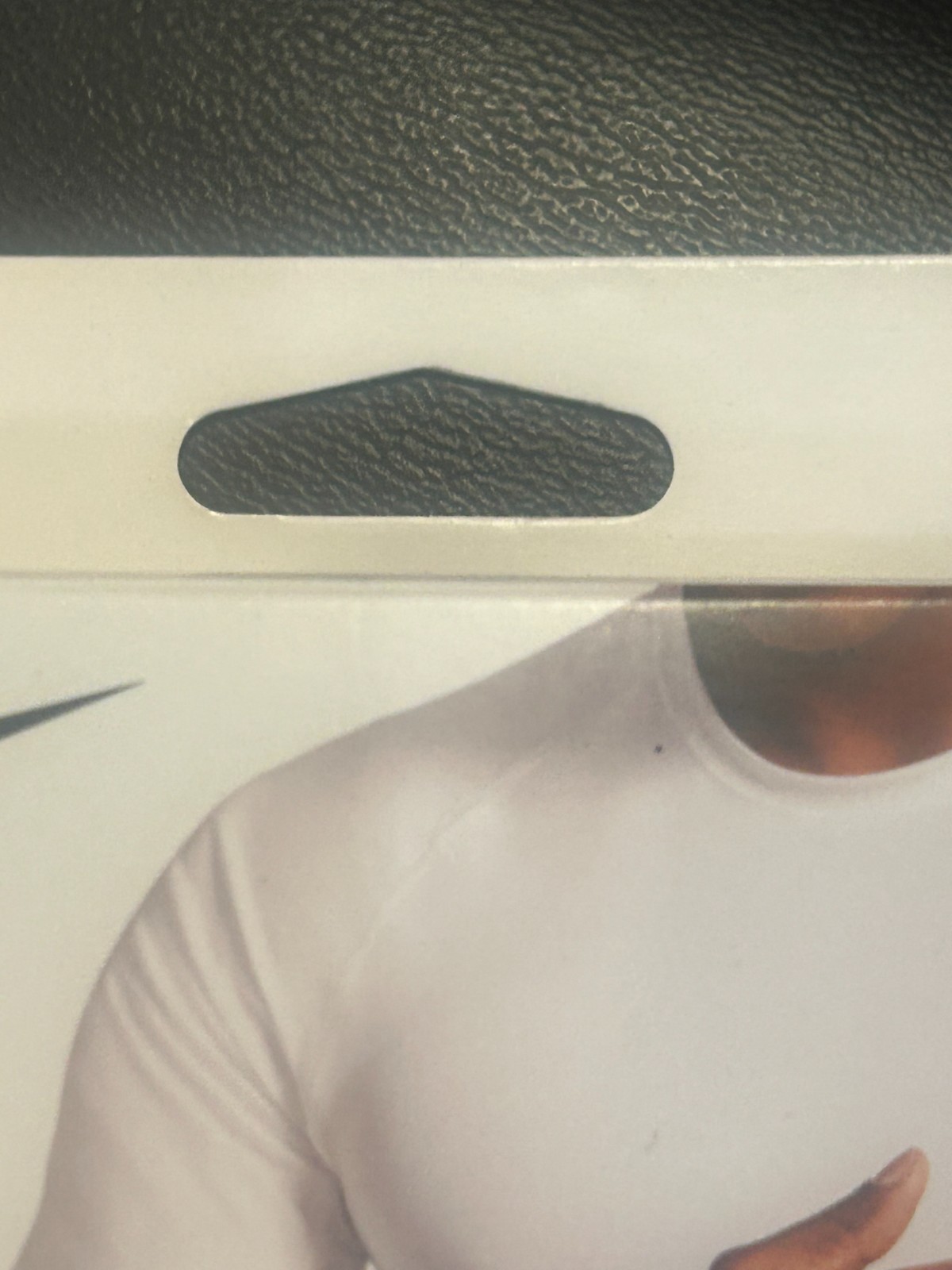 Nike Pro DriFit Wrist And Thumb Wrap Black White Logo One Size New In Box
