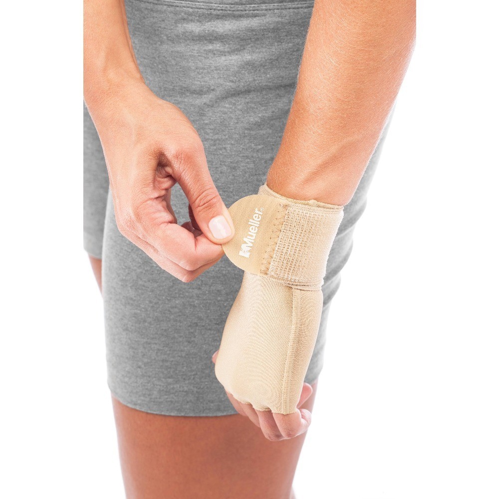 Compression Support Glove Beige Color Moderate Support Single Glove Unisex Size