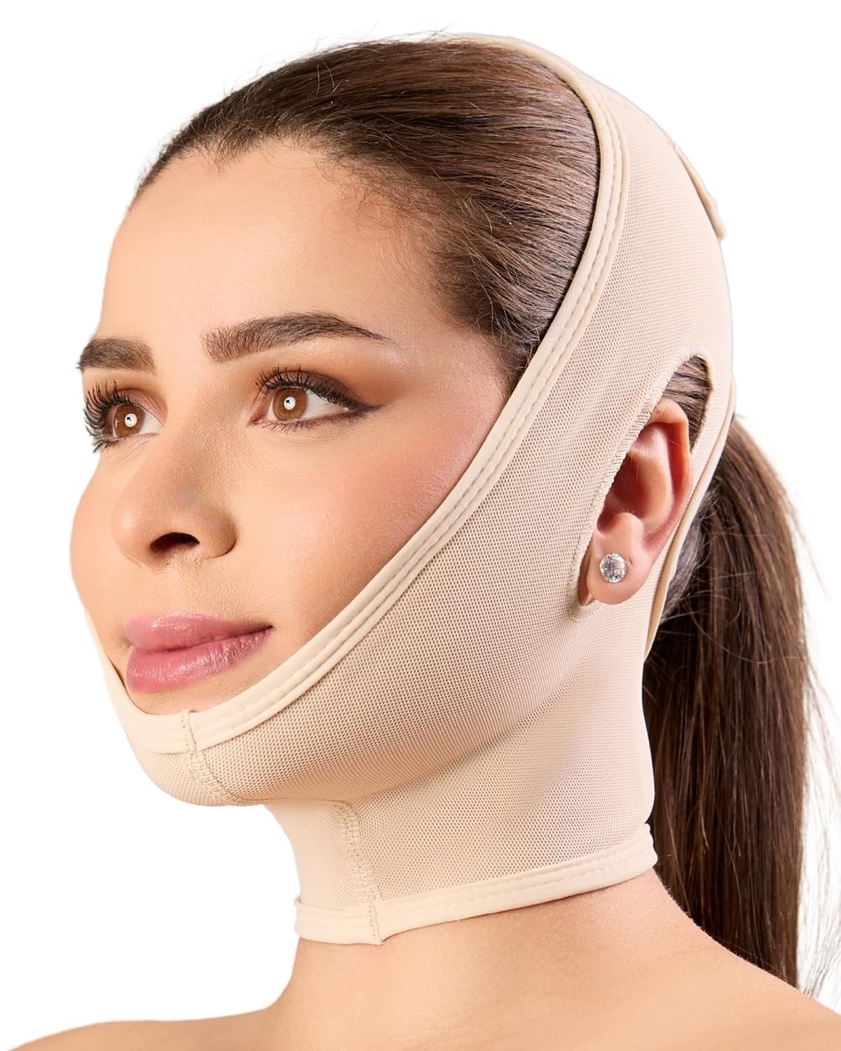 High Compression Chin Strap for Swelling Reduction
