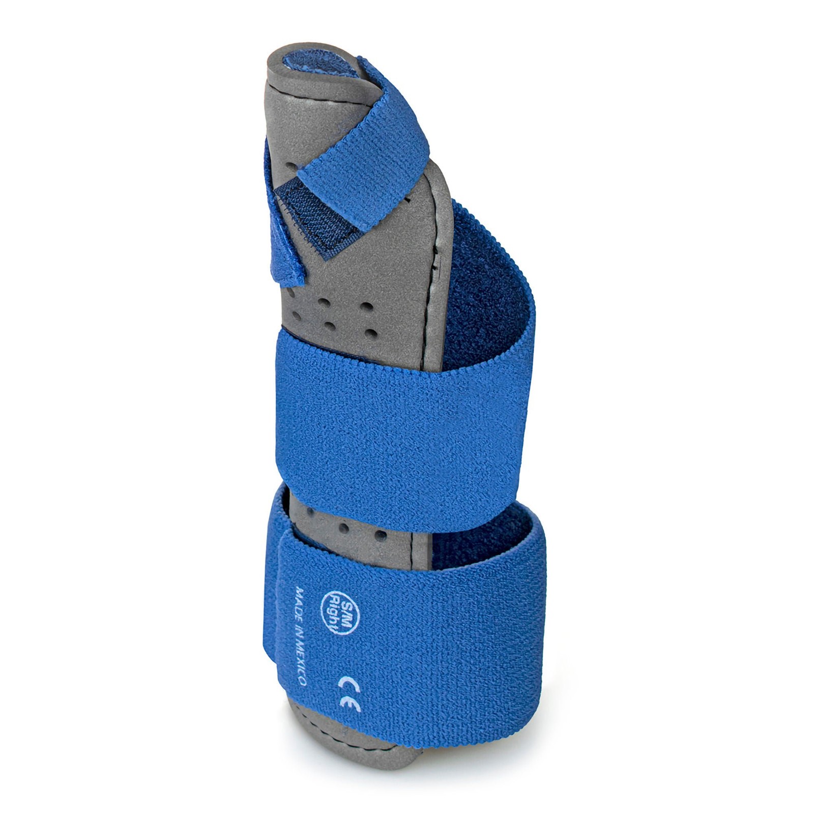 McKesson Hook and Loop Strap Wrist / Hand Brace with Thumb Spica for Right Hand
