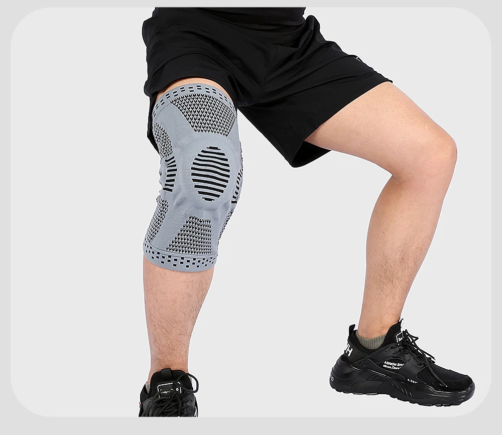 1Pcs Silicone Spring Full Knee Support Patella Medial Support Strong Meniscus