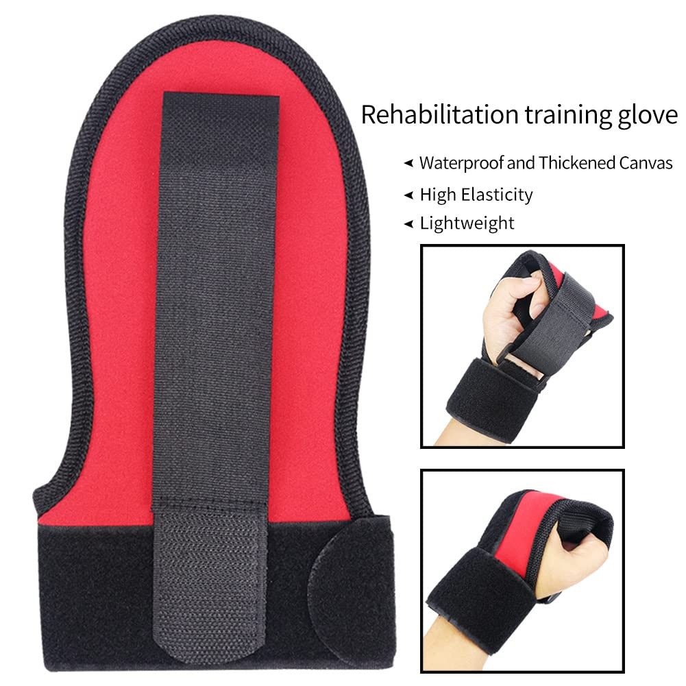 MEETCARE 1pc Hand Fist Finger Gloves for Stroke Brace Rehabilitation Training…