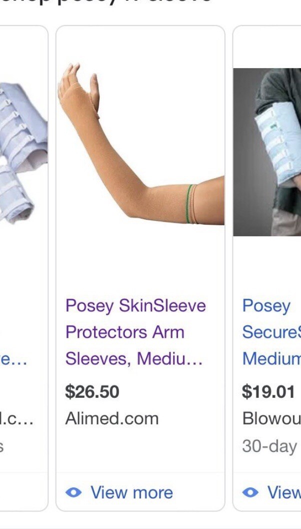 POSEY “SkinSleeves” I.V. / Arm Protector (Small)