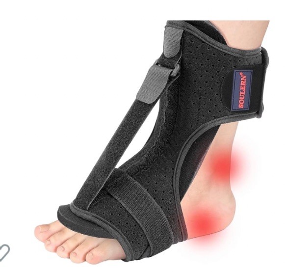 Plantar Fasciitis Night Splint Drop Foot Orthotic Brace, Adjustable
