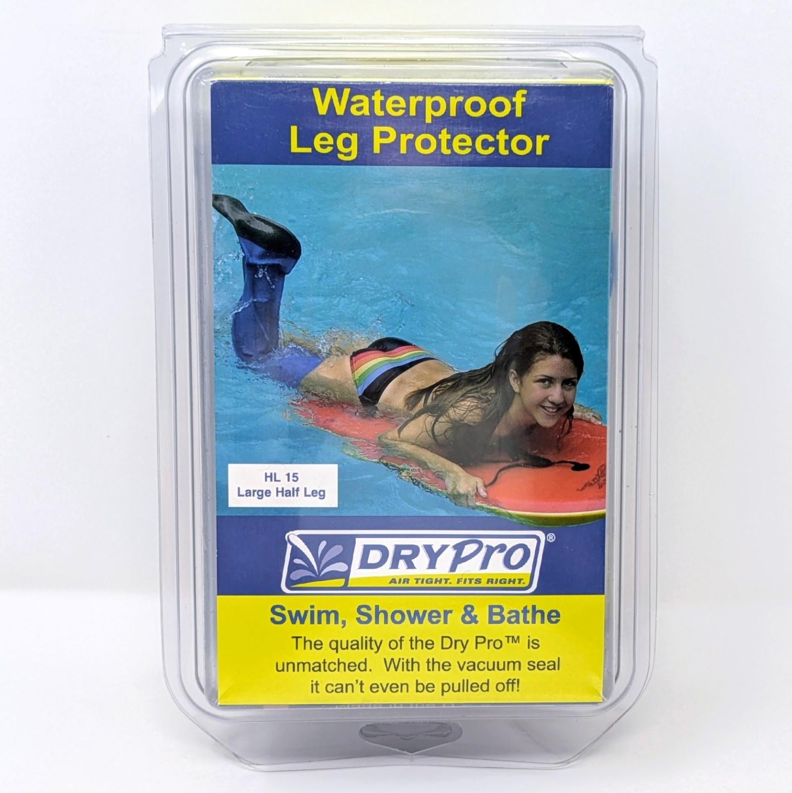 DRYPRO HL 15 LARGE HALF LEG Waterproof Leg Protector Cast Cover Swim Shower Bath