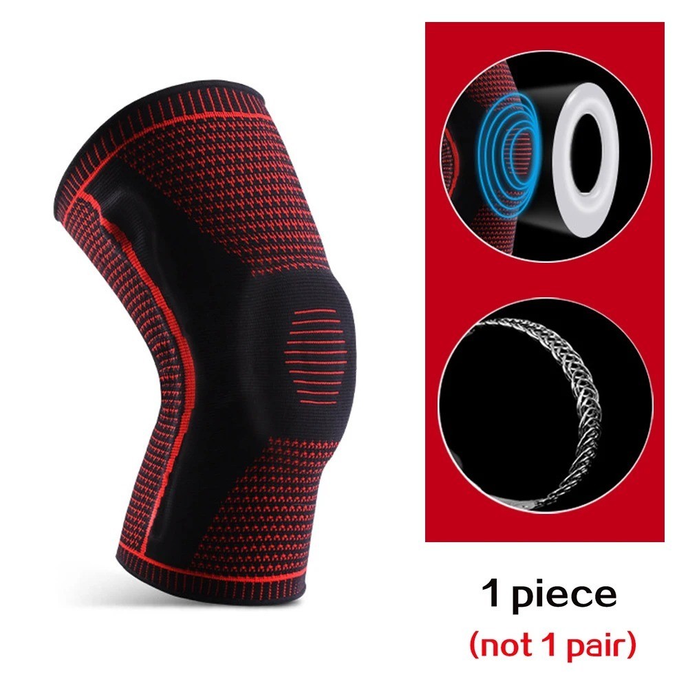 Knee Sleeves Compression Brace Support Sport Joint Injury Pain Arthritis Relief