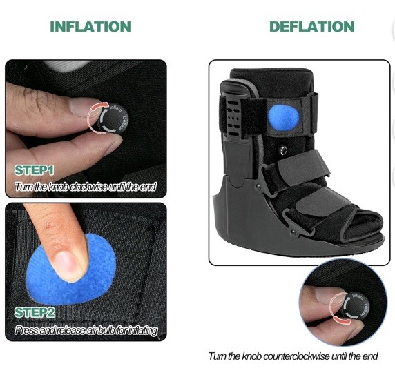 Brace-ability Air Walker Boot Short Walking Protective FREE AWESOME SHIPPING!