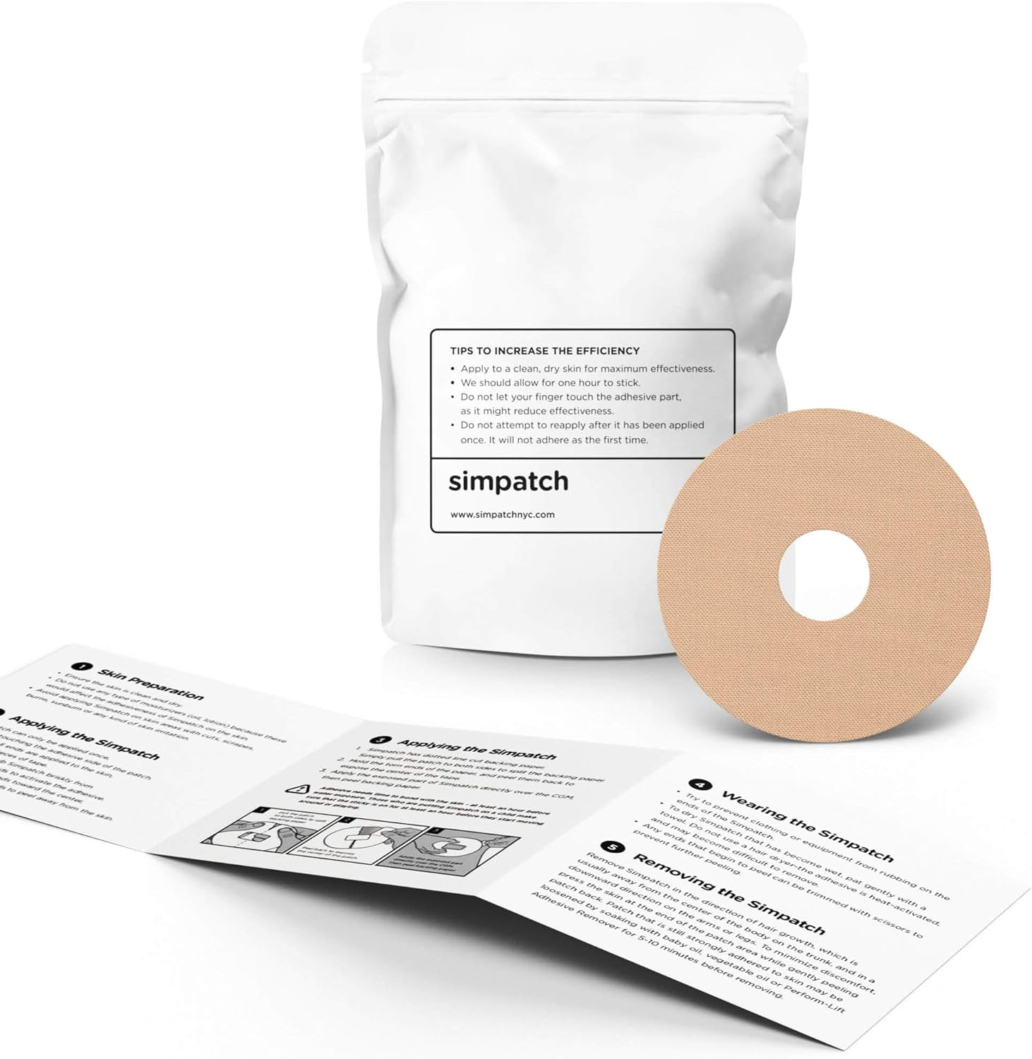 Universal Adhesive Patch, 0.8-Inch Hole – Pack of 30 – Multiple Colors Availa…
