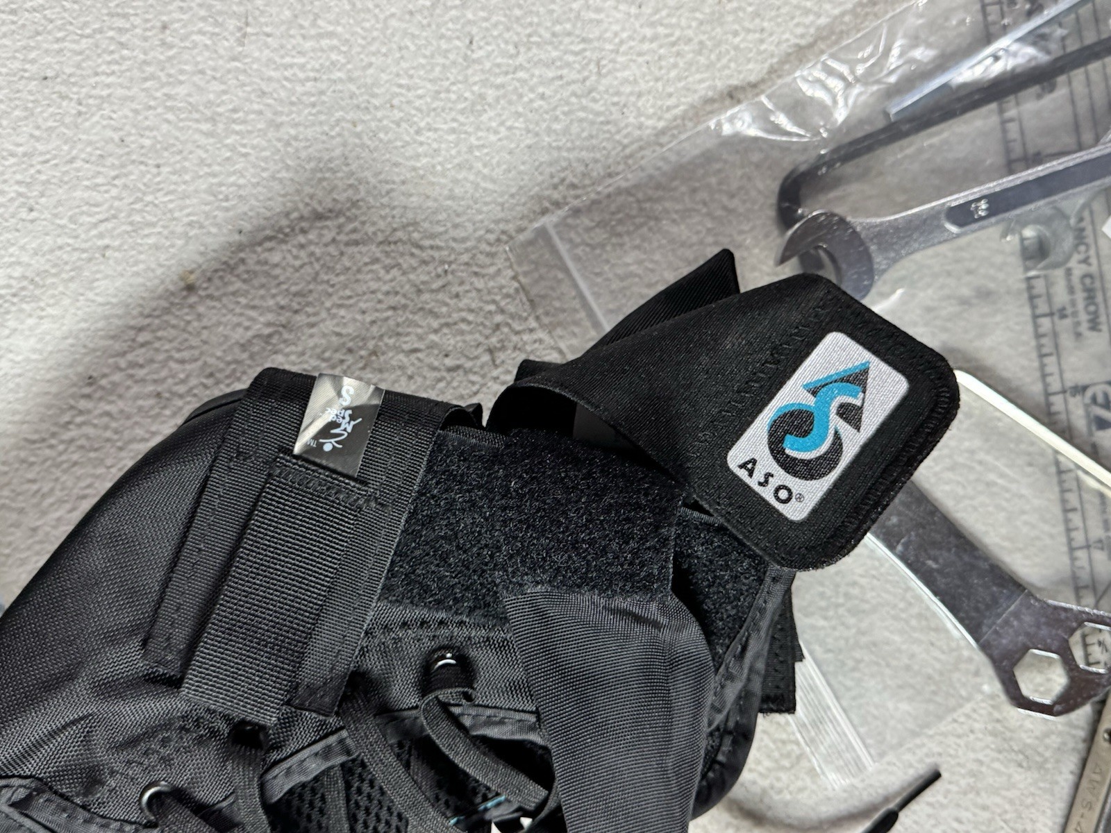 ASO Ankle Stabilizing Orthosis Black Ankle Brace Small