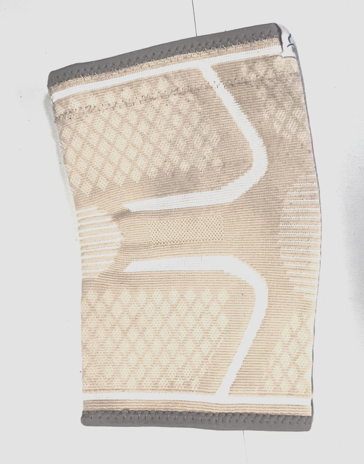 Modvel Knee Sleeve Brace Compression Support Pair 2 PCS (1 New) Size Medium Nude