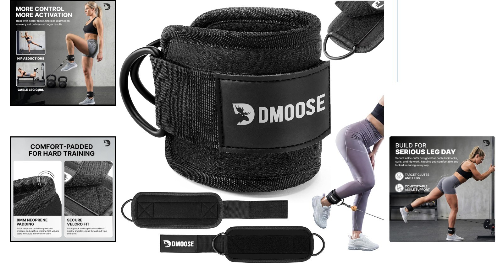 Comfortable & Stylish Ankle Strap for Cable Machines – Best for Fitness Goals