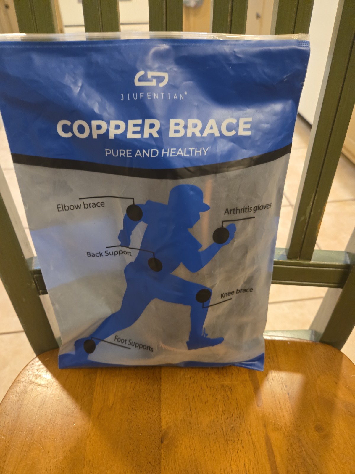 Jiufentian Copper Brace Pure And Healthy Knee Sleeve 4x. 1