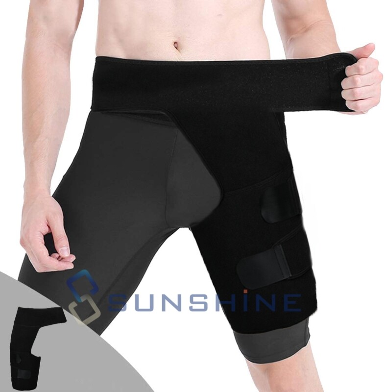 Hip Brace Compression Groin Support Wrap for Sciatica Thigh Recovery Pain Relief