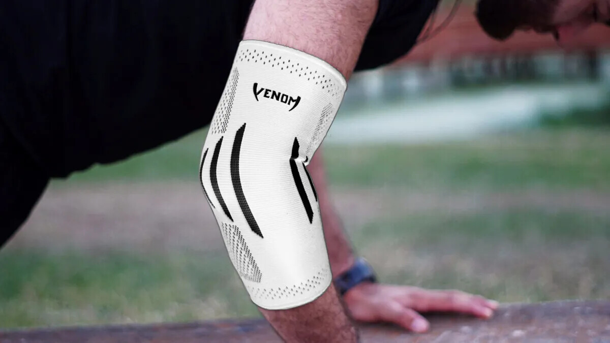 Venom Sports Fitness Colored Elbow Brace Compression Sleeve Support