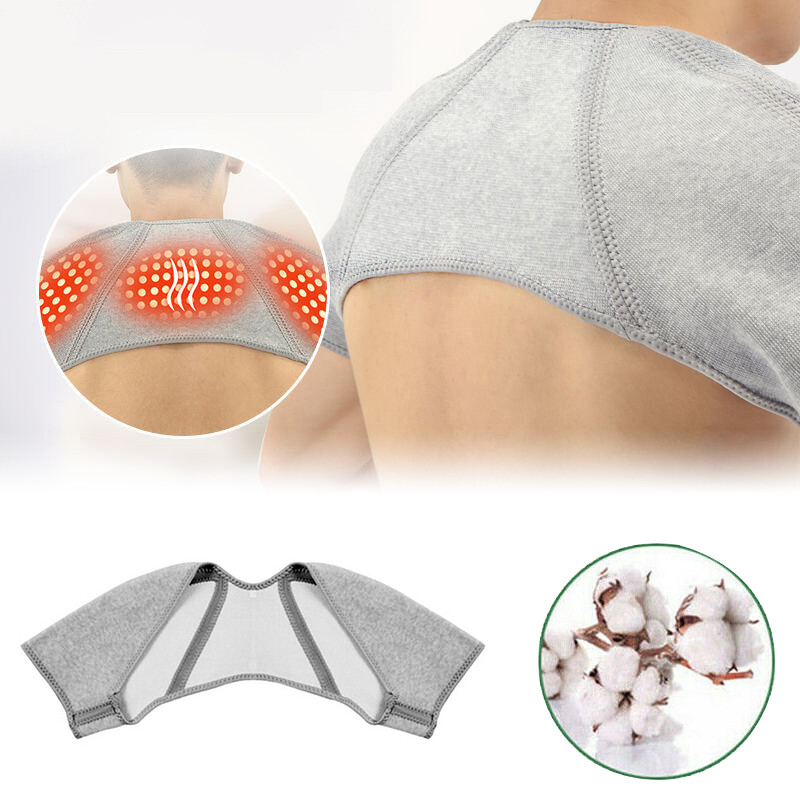 Double Shoulder Support Brace Strap Joint Sport Gym Arthritis Compression S-XL