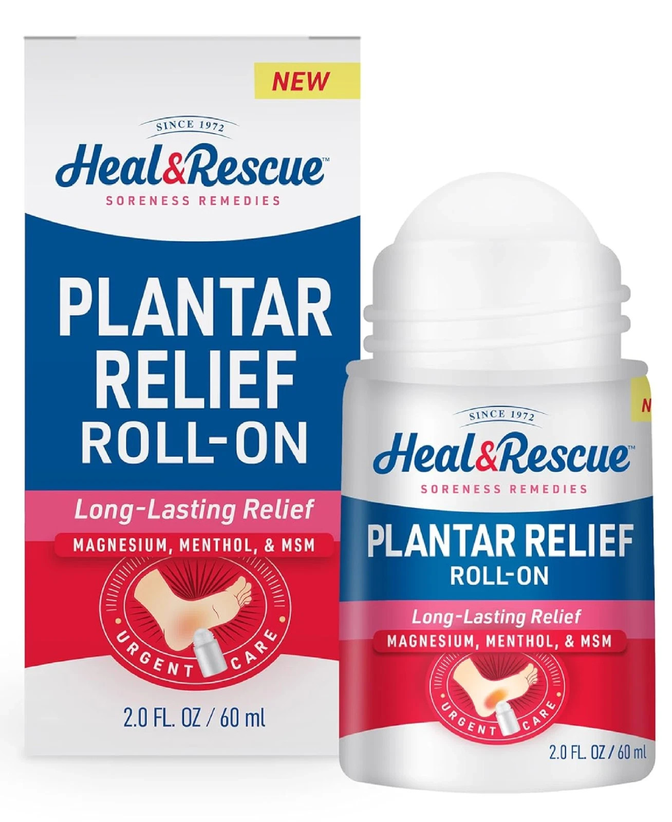 Plantar Fasciitis Relief, Heel Relief Roll- On for Plantar Fasciitis, Heel Relie
