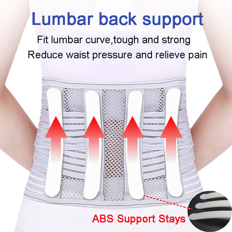 Adjustable Lower Back Support Lumbar Brace Waist Belt For Men Women Pain Relief
