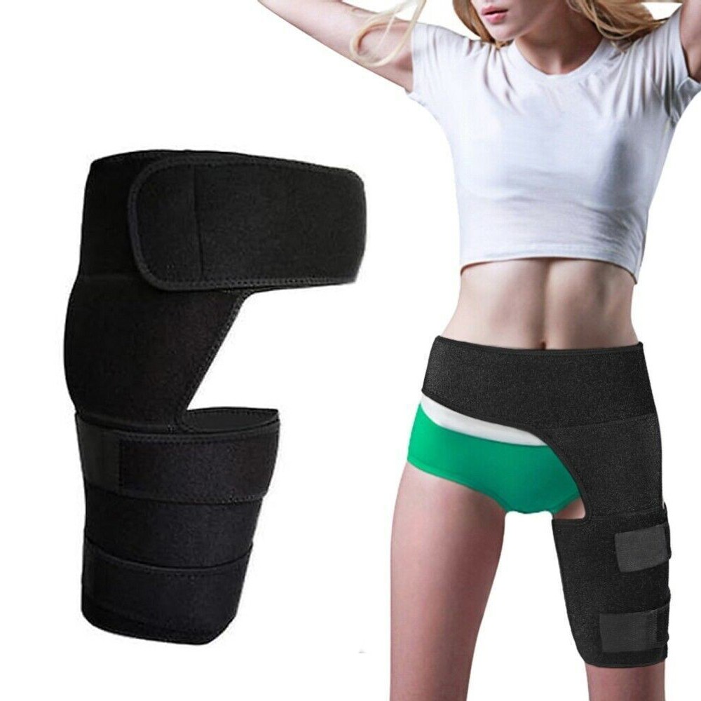 Compression Hip Brace Groin Support for Sciatica Pain Relief Recovery Men Women