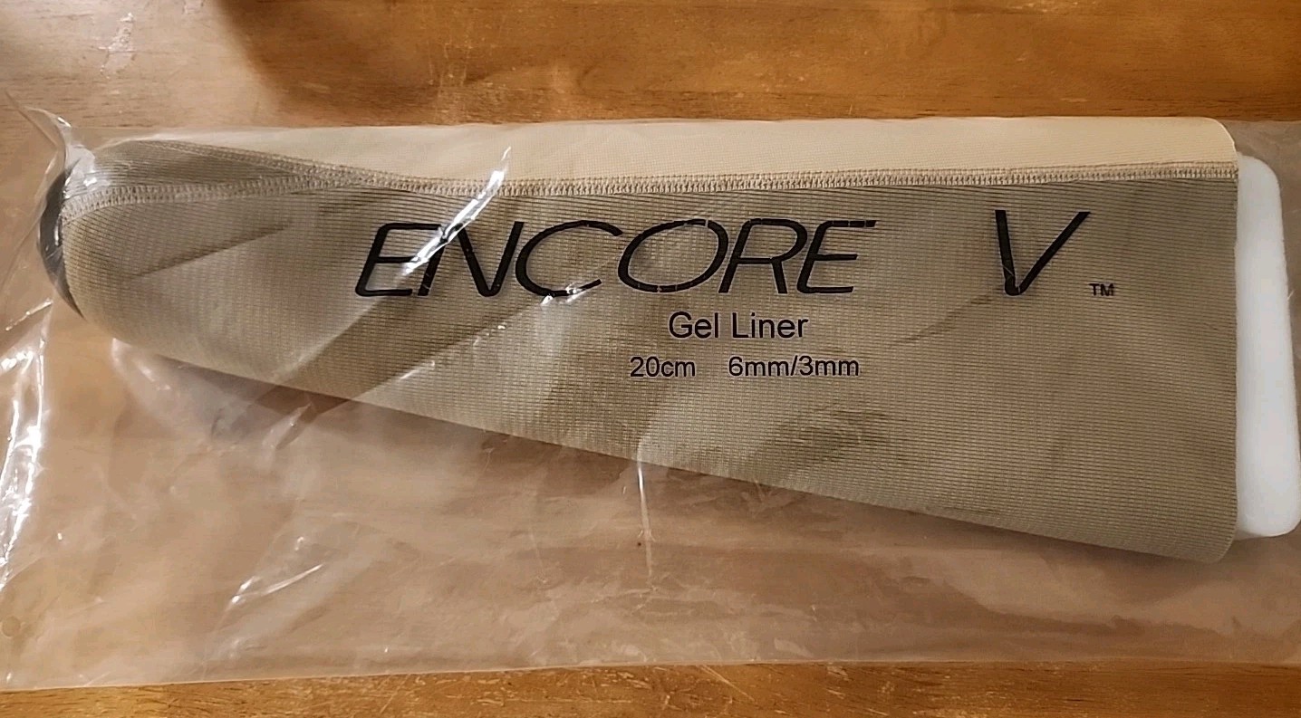 ** NEW Encore V Gel Liner, Tan Sealed In Packaging
