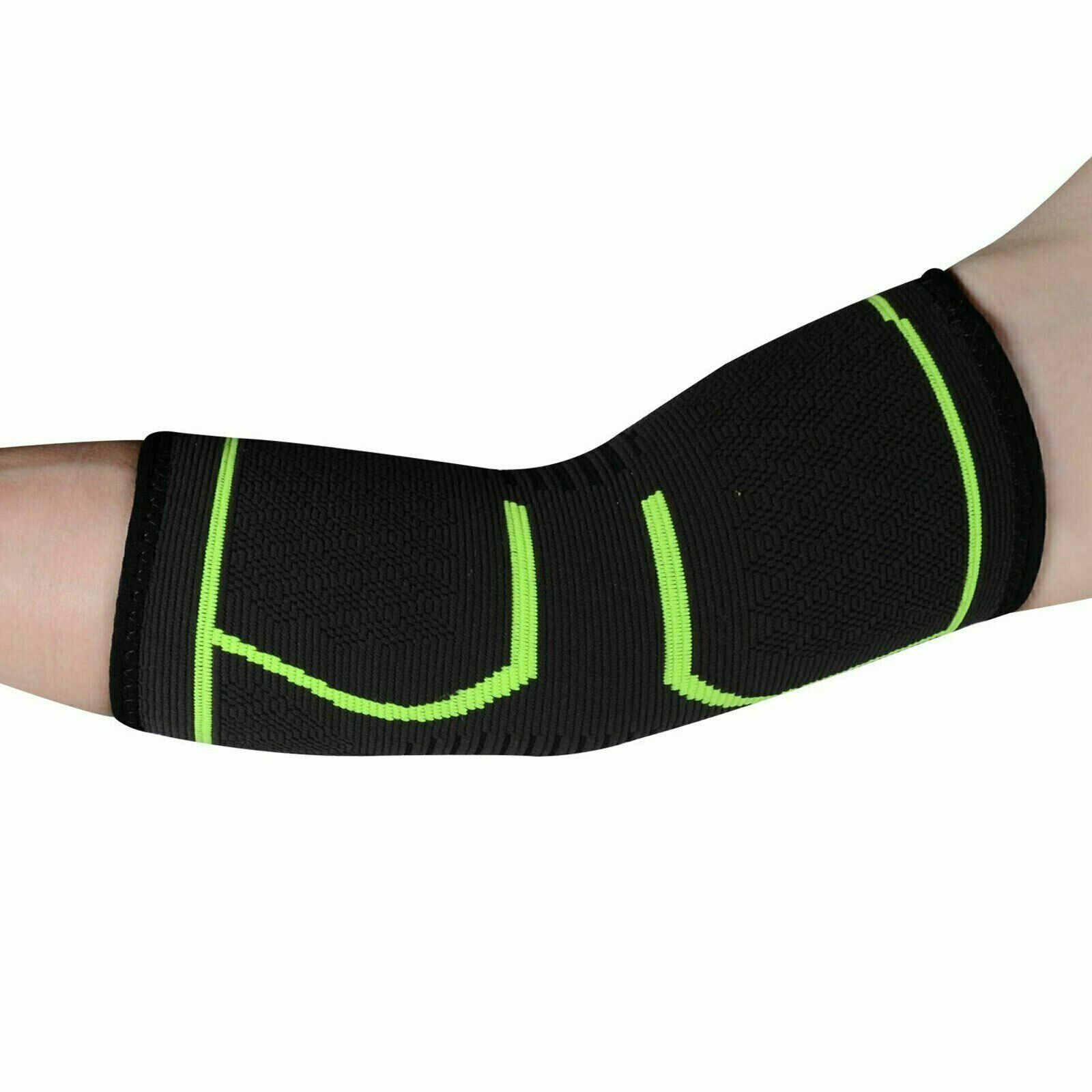 1 Elbow Brace Compression Support Sleeve Arthritis Tendonitis Reduce Joint Pain