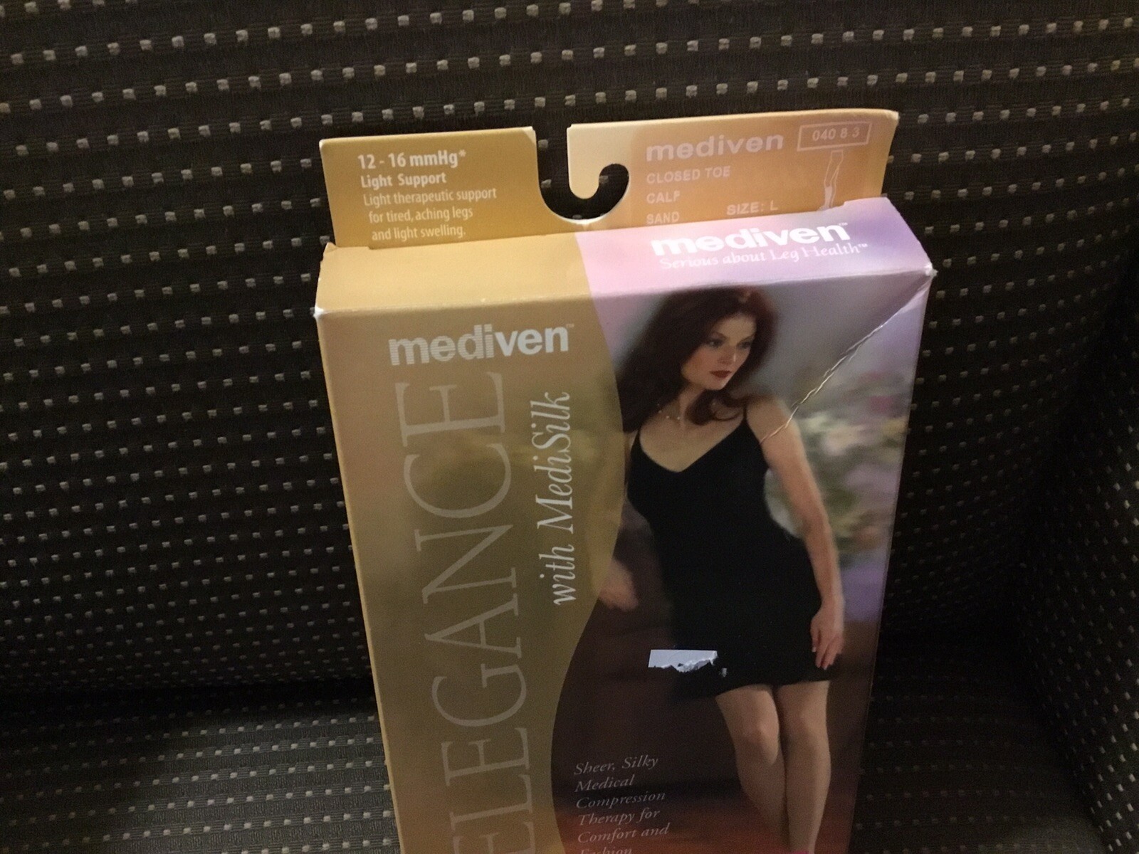 Mediven Elegance MediSilk Compression Closed Toe Calf Sand 12-16 mmHg Sz L