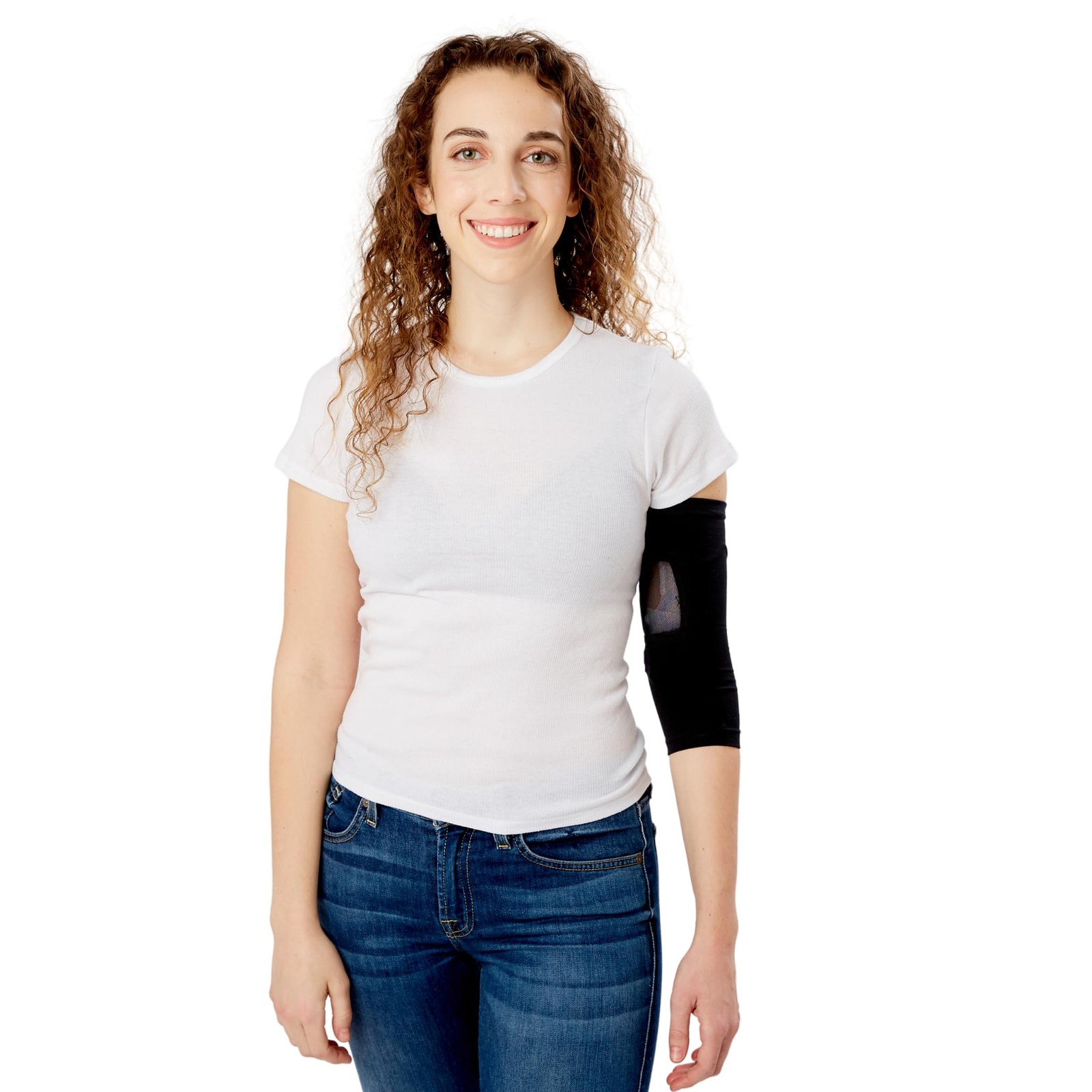 – Long PICC Line Cover (Small, Black) – for Patients with PICC Lines – Upper …