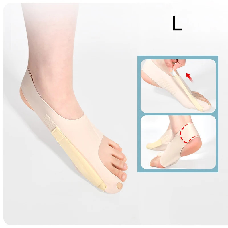Adjustable Bunion Corrector Sock Toe Separator Pain Relief Foot Tool 1 Pc