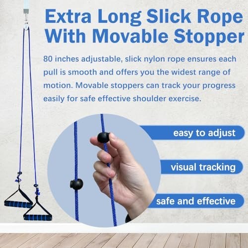 Shoulder Pulley for Physical Therapy Pulleys for Shoulder Rehab over Door Shou..