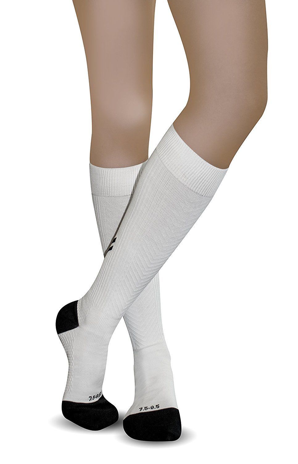 Sport Compression Socks Go Over the Calf Helps Improve Circulation by Apriltex