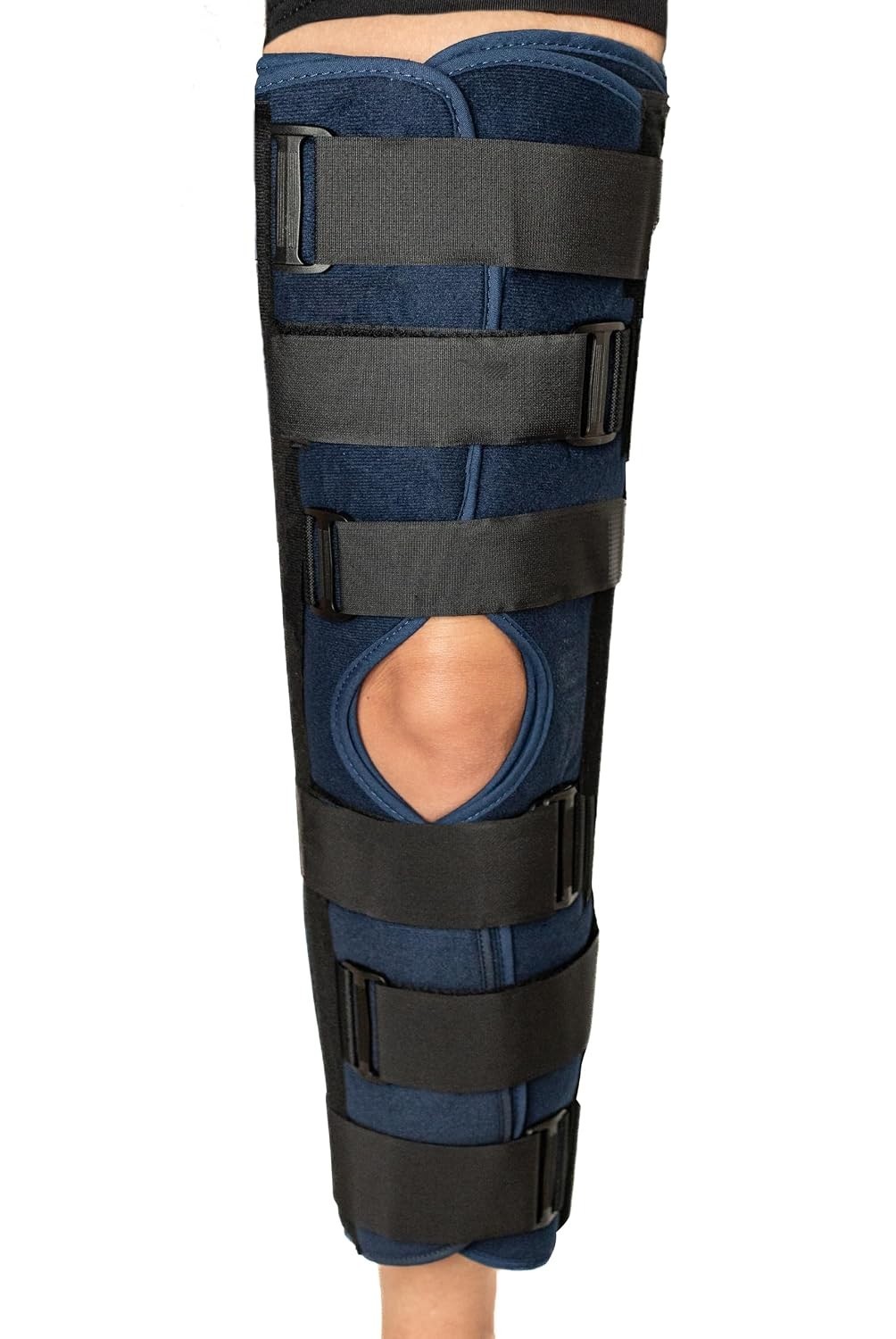 United Ortho 61024 3-Panel Knee Immobilizer Wrap Cast Adjustable, 24″ Tall