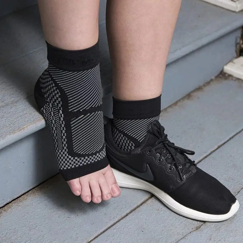 1Pair Sports Ankle Support Brace Compression Sleeve Plantar Fasciitis Sock