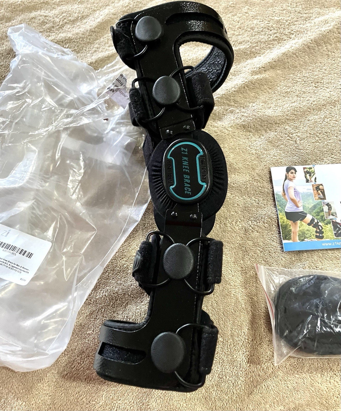 Z ONE Z1 K6 Hinged Unloader Metal Knee Brace for Men and Women S8