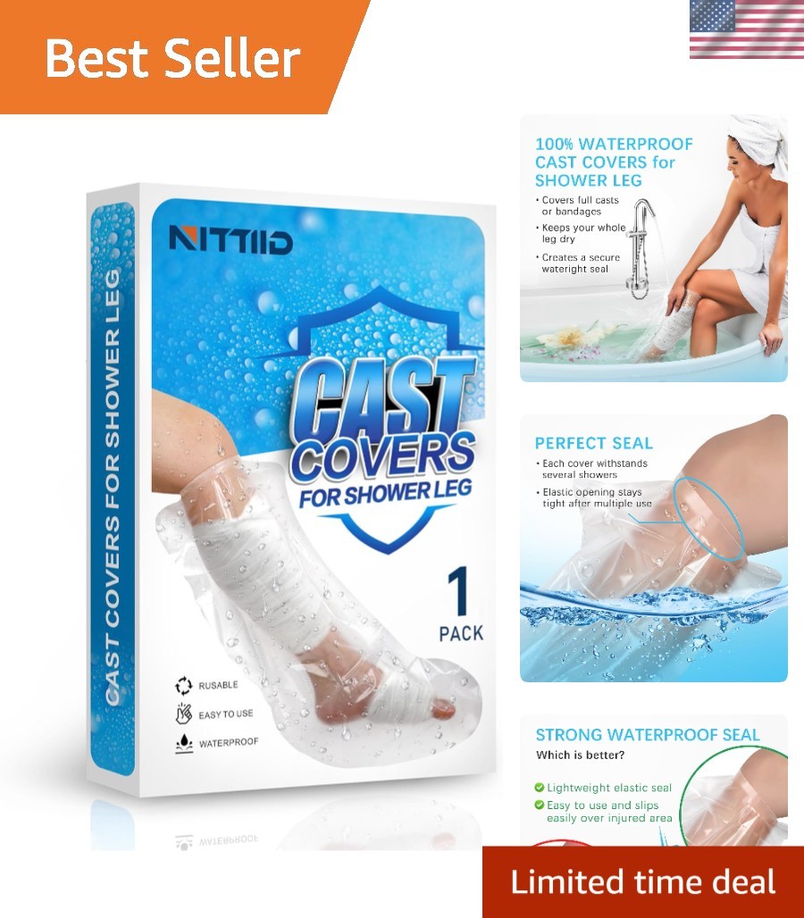 Watertight Waterproof Cast Covers for Shower – Lightweight, Reusable, Universal