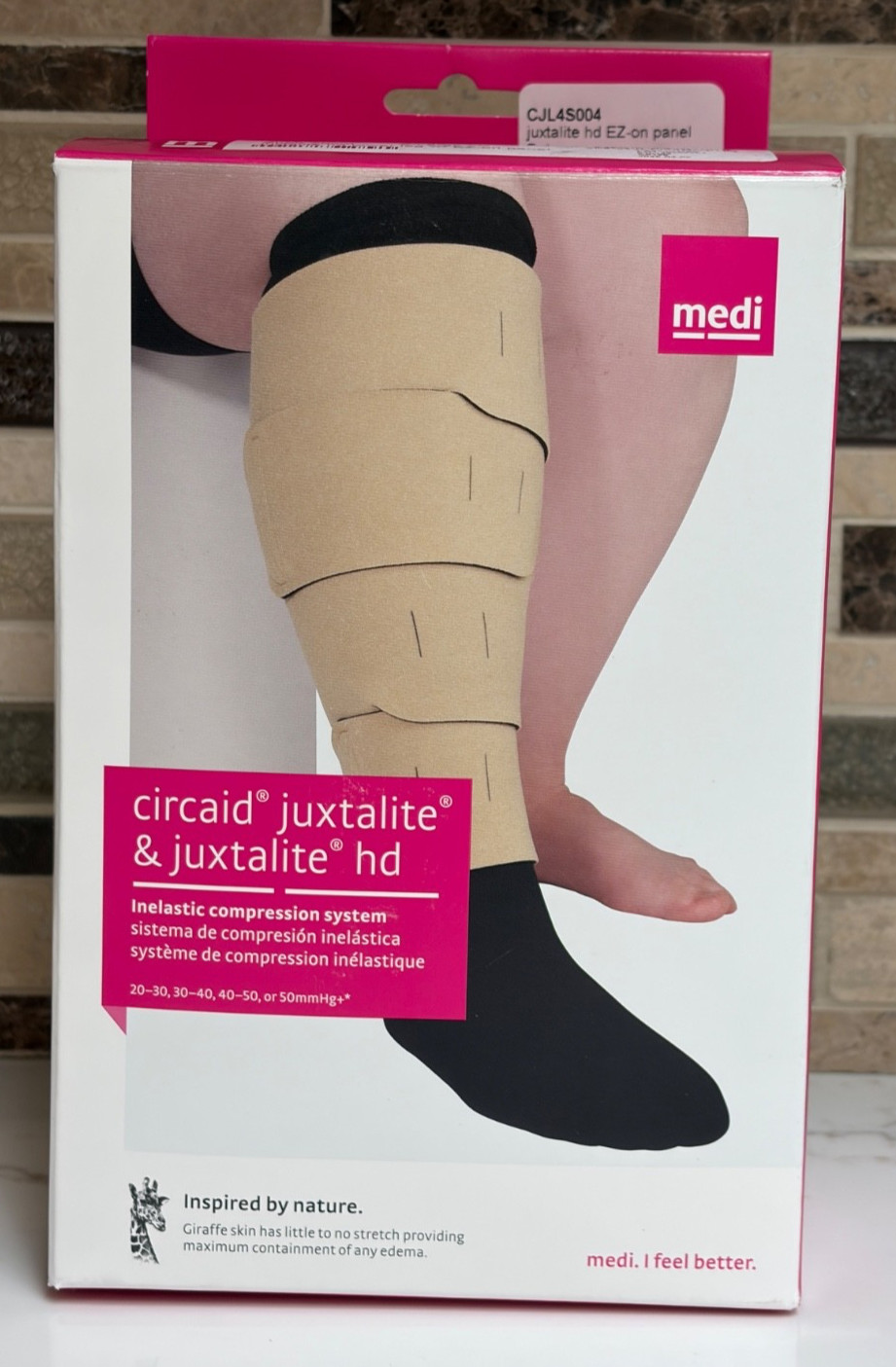 CircAid Juxtalite Lower Leg Compression System Designed X-Large FC, Beige, 28cm