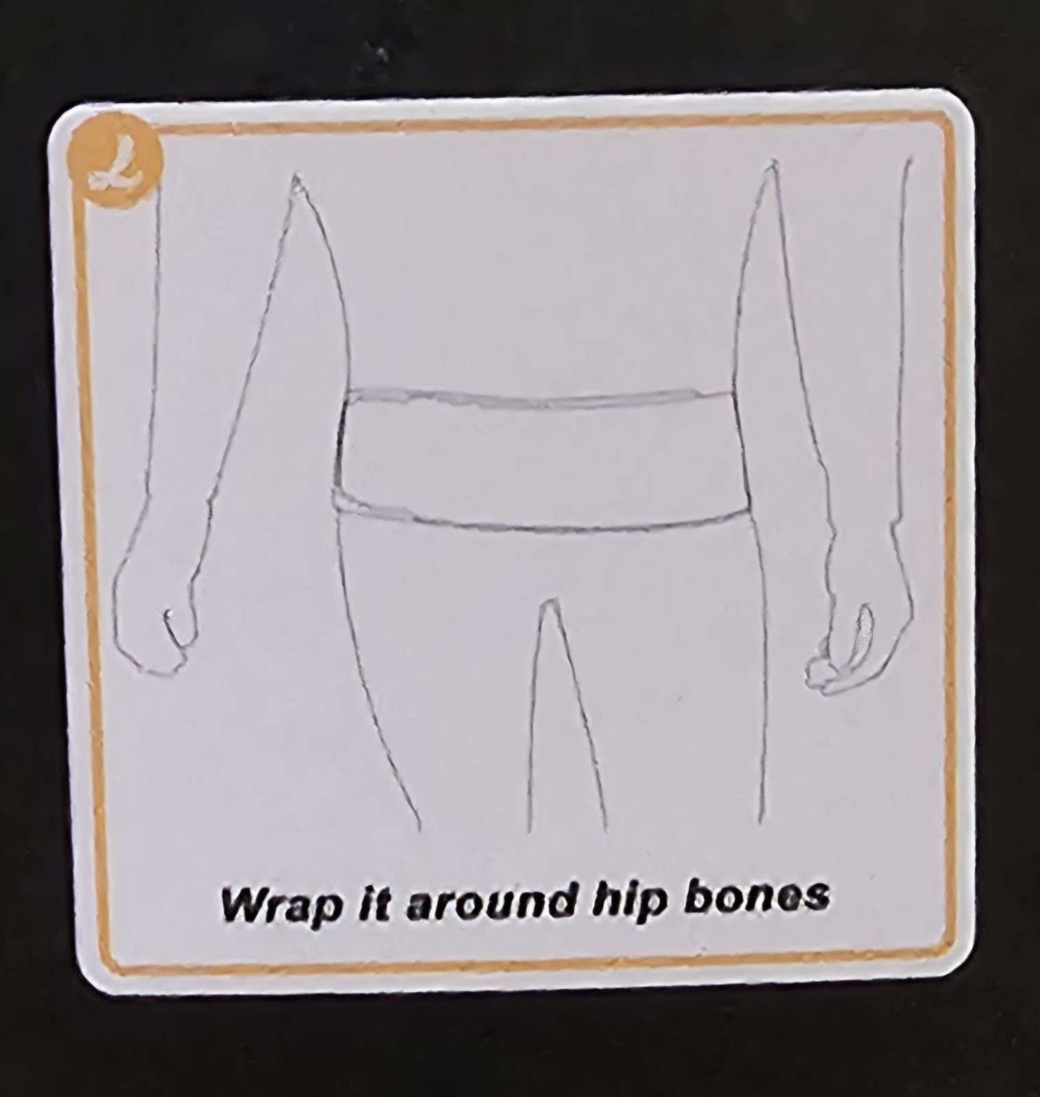 Vriksasana Sacroiliac Hip Belt for Women plus Hip Size 46” – 54” Black open box
