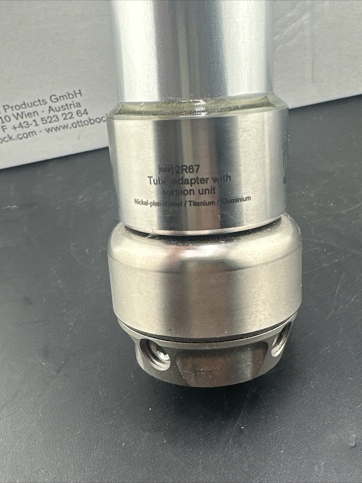 OTTOBOCK Otto Bock 2R67 Tube Adapter With Torsion Unit. Prosthetic Pylon