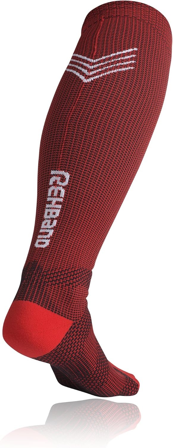 Rehband Rx Compression Socks – Medium – Red – for Women and Men – Athletic Socks