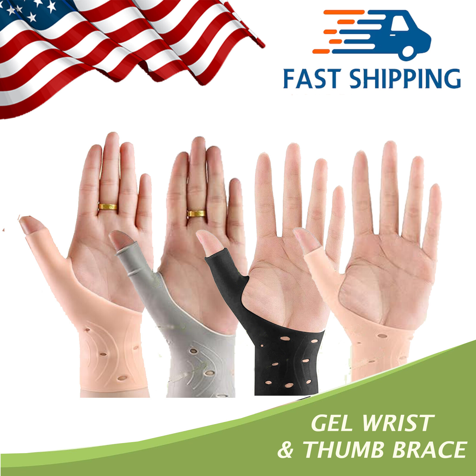 Left Right Wrist Thumb Support Brace Splint Carpal Tunnel Sprain Arthritis Joint