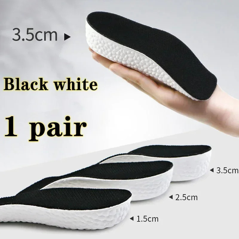 Memory Foam Height Increase Insoles for Men Women Shoes Flat Feet Arch Support O