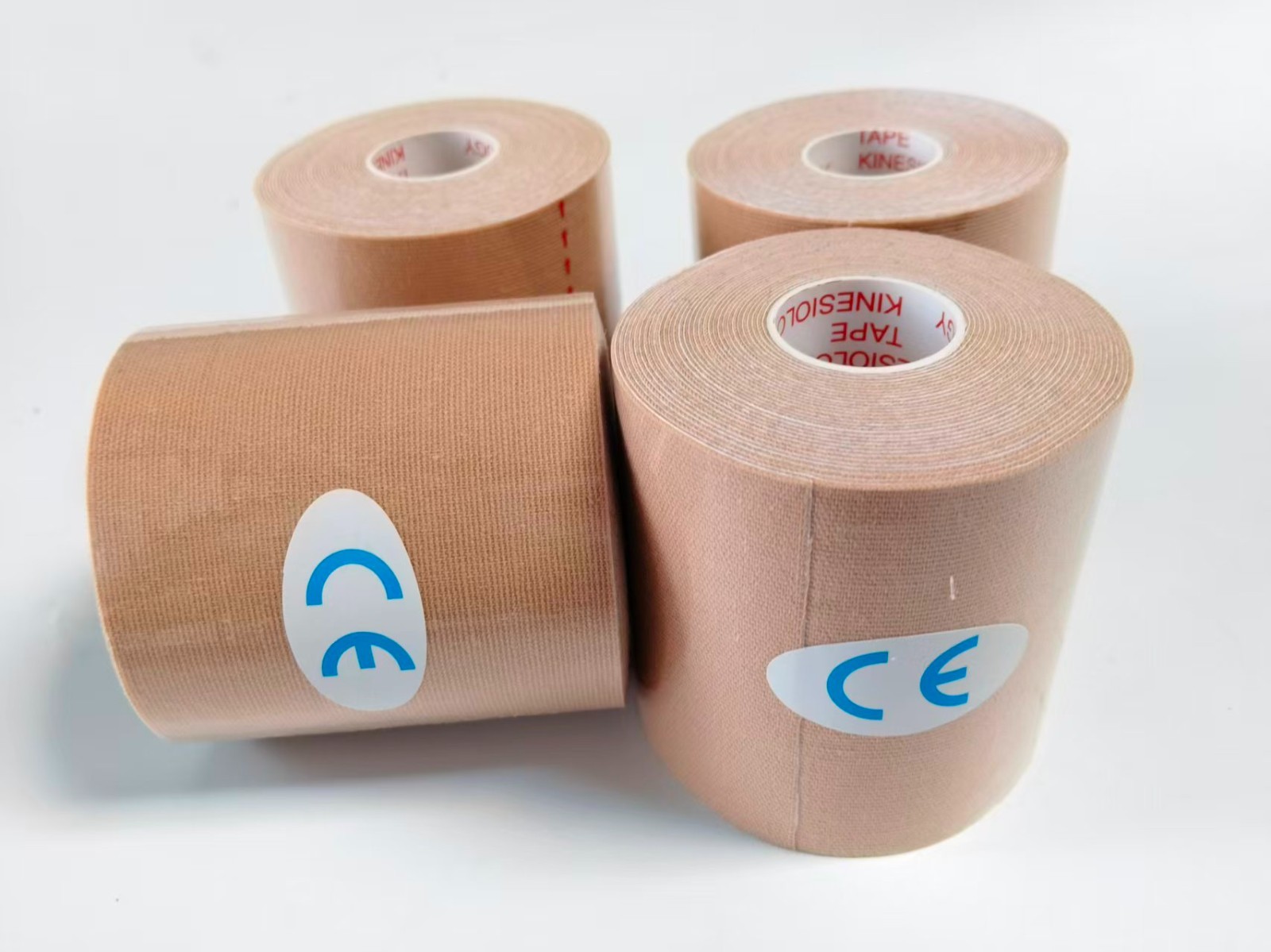 7.5cm*5m Kinesiology Tape Elastic Sports Tape Muscle Pain Relief 4 Rolls/box