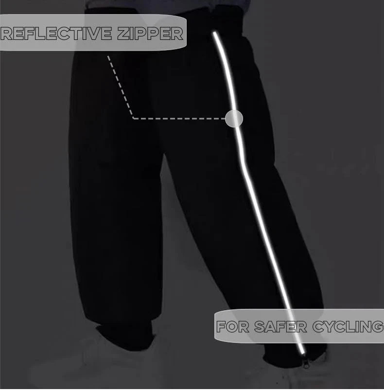 Motorcycle Warm Leg Knee Sleeves Winter Windproof Waterproof Plush Leg Pad Gu…