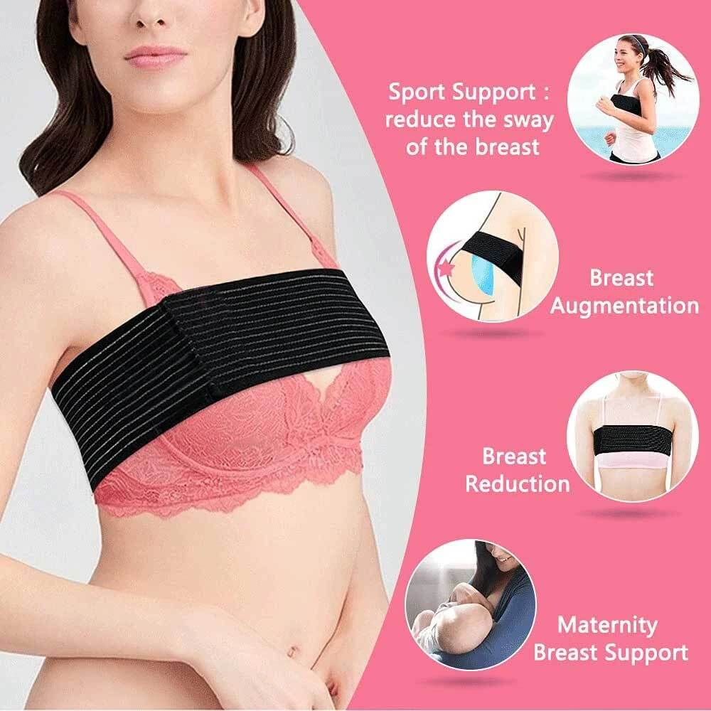 1Pc Breast Support Band No-Bounce Post Surgery Breast Augmentation Accessories