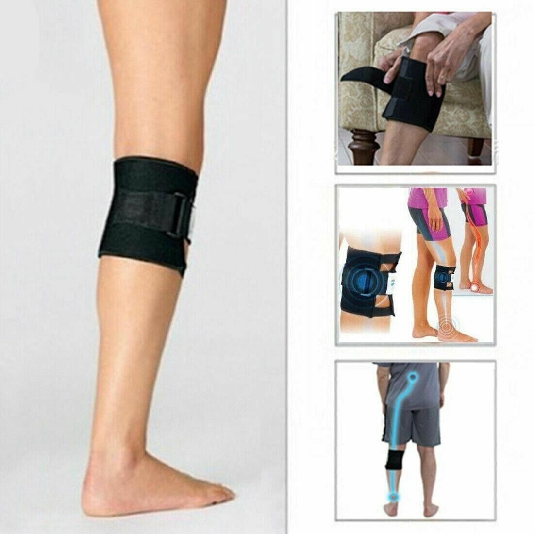 2pcs Pressure Point Knee Braces Leg Area Pain Relief Sciatica Support