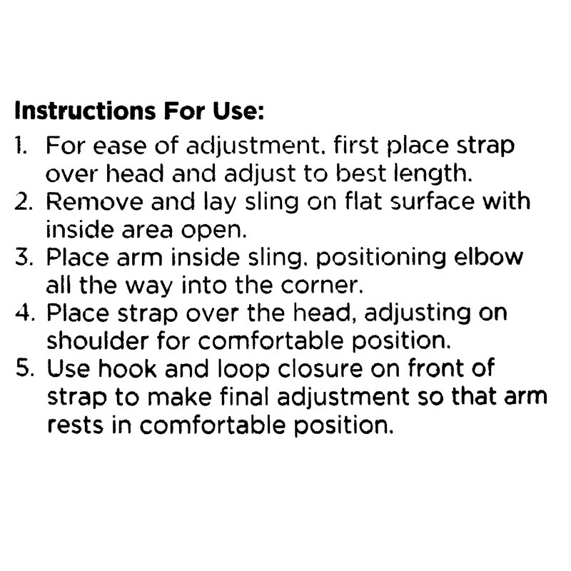 Adjustable Arm Sling Adults Left Right Support Breathable Material Two Pockets