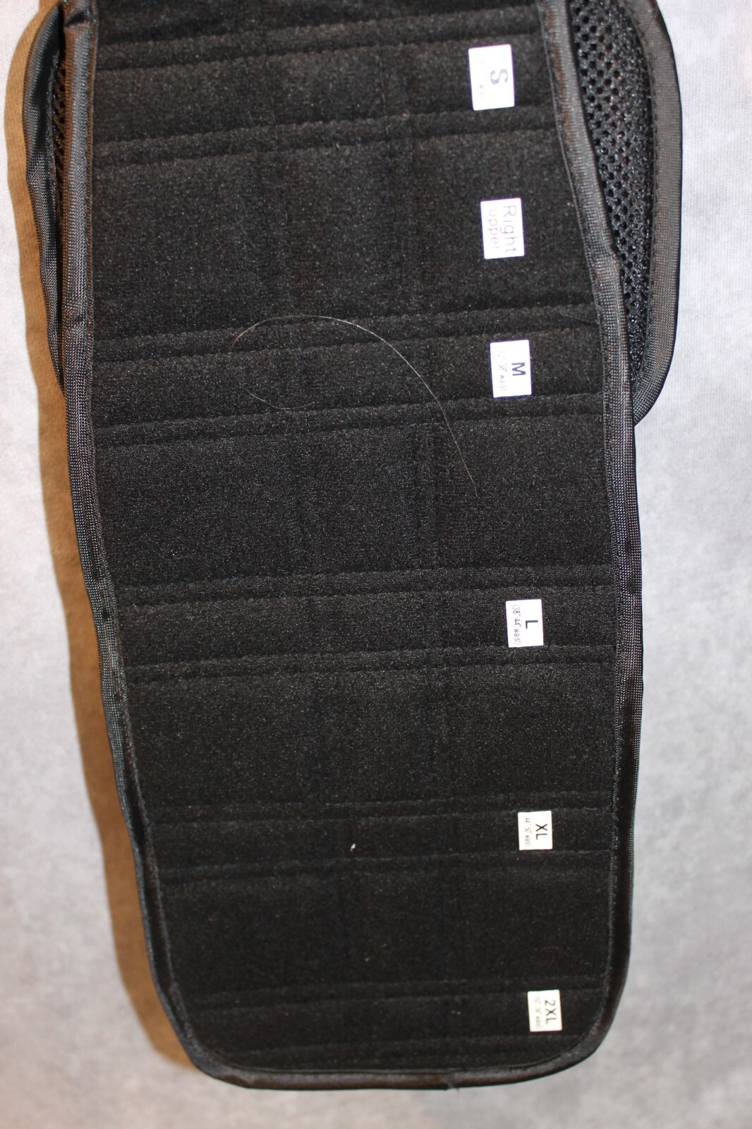 Delta Back Brace Utilizes a contoured Belt and a standard Sizing System.