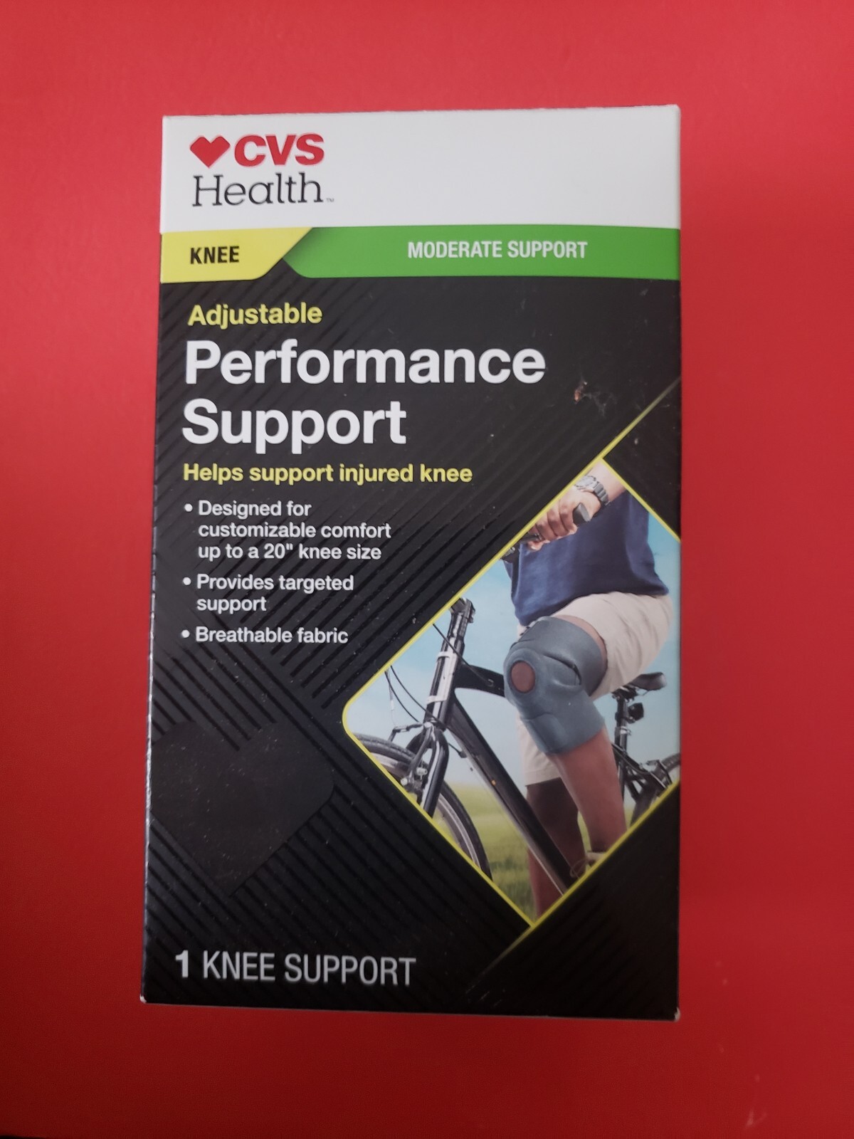 CVS Knee Moderate Support, Performance Support, Support Injured Knee, Breathable