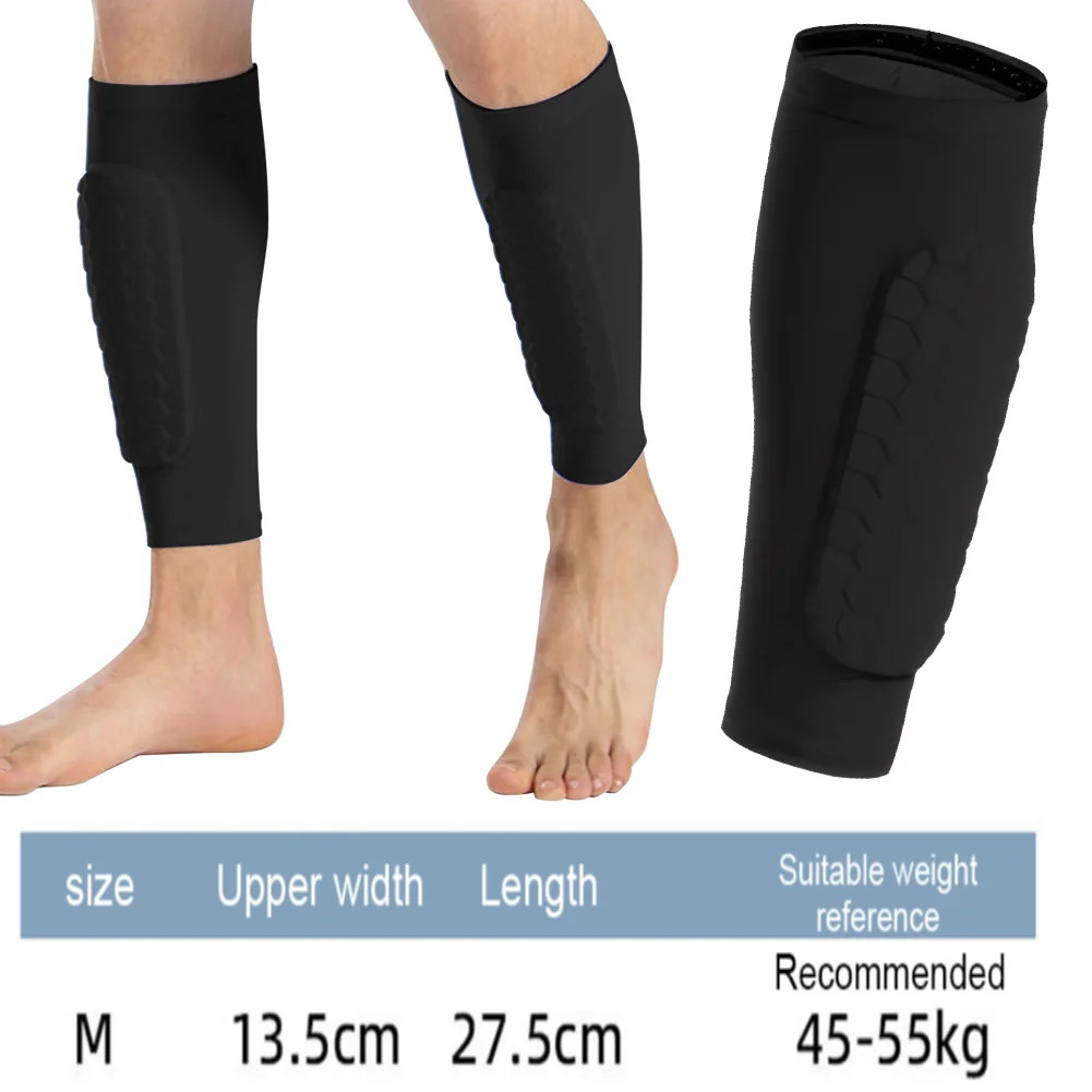 Soccer Shin Guards Calf Compression Sleeve Comfortable Calf Protection Sleeve No